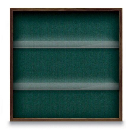 United Visual Products Outdoor Enclosed Combo Board, 48"x36", Satin Frame/White Porc & Surf UVCB4836OD-WHTPORC-SURF